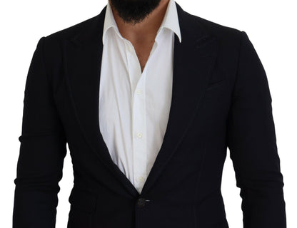 Dolce & Gabbana Elegant Black Single-Breasted Blazer Dolce & Gabbana