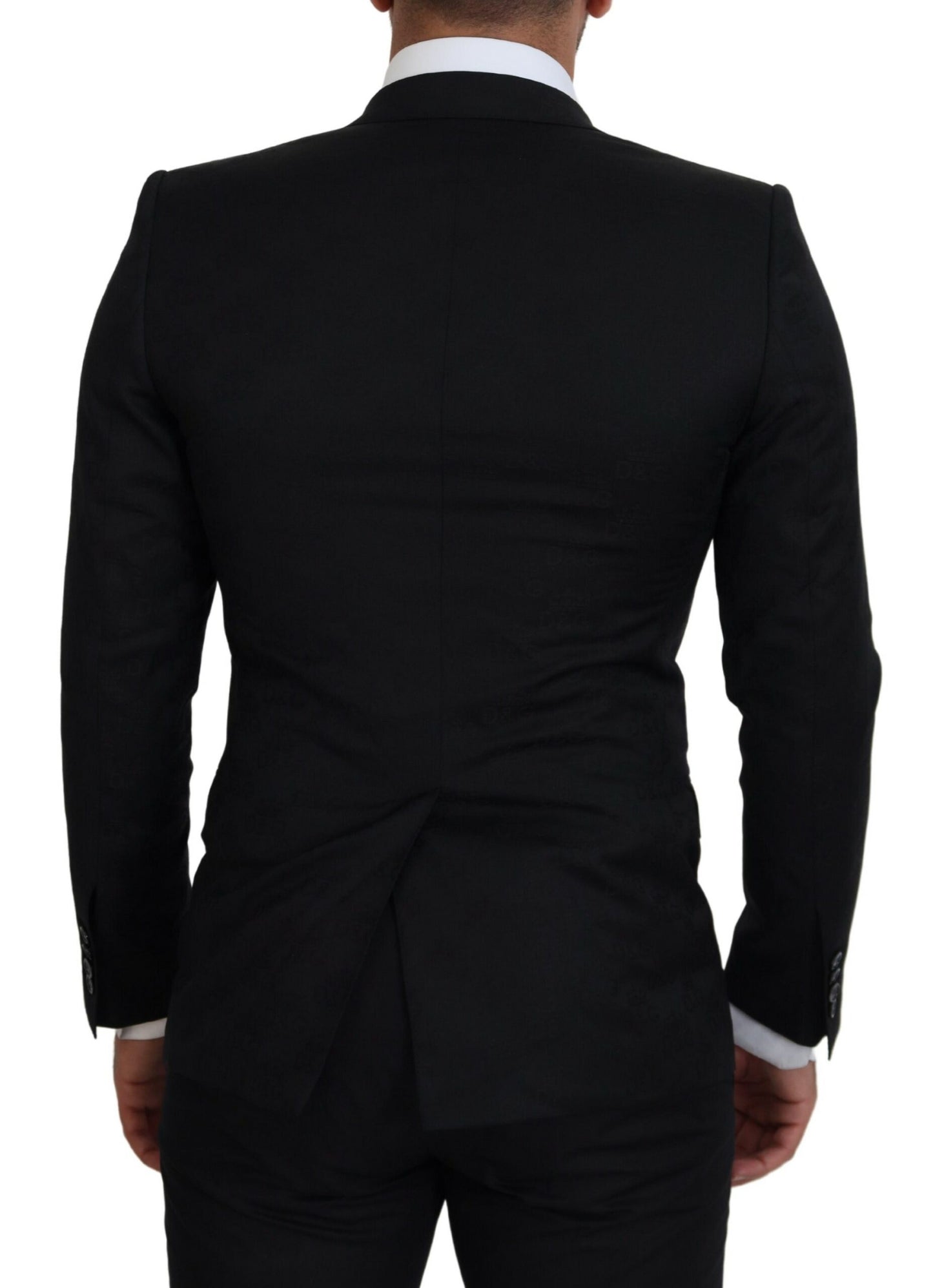 Dolce & Gabbana Elegant Martini Style Black Formal Blazer Dolce & Gabbana