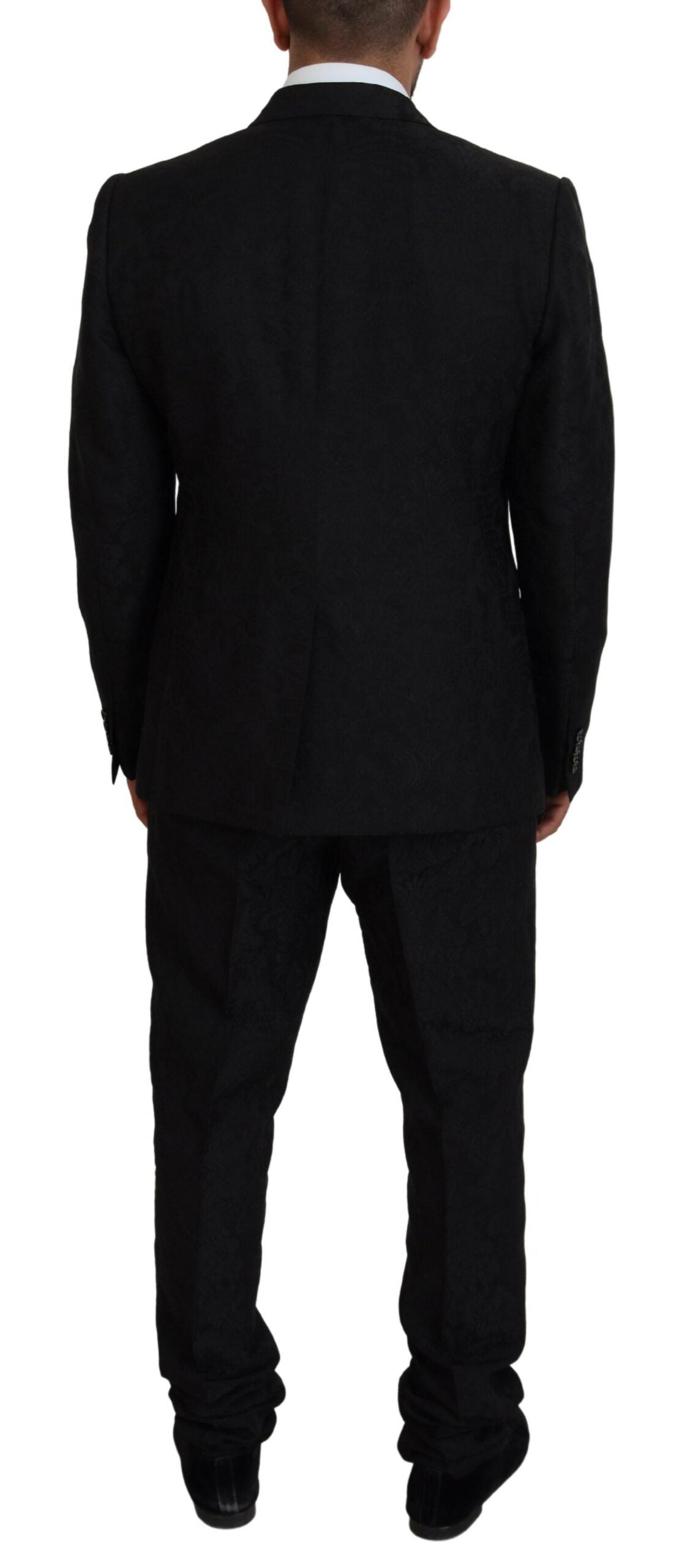 Dolce & Gabbana Black Martini Slim Fit Designer Suit Dolce & Gabbana