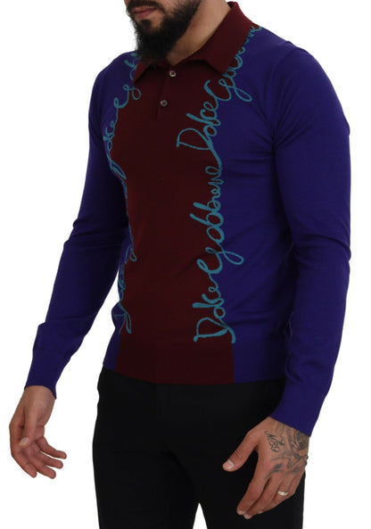 Dolce & Gabbana Multicolor Virgin Wool Silk Pullover Sweater Dolce & Gabbana