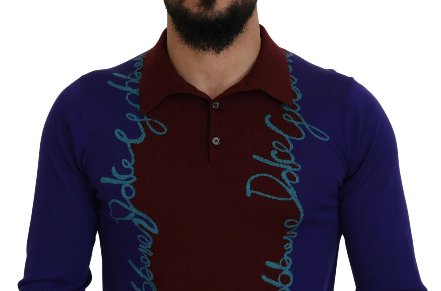 Dolce & Gabbana Multicolor Virgin Wool Silk Pullover Sweater Dolce & Gabbana