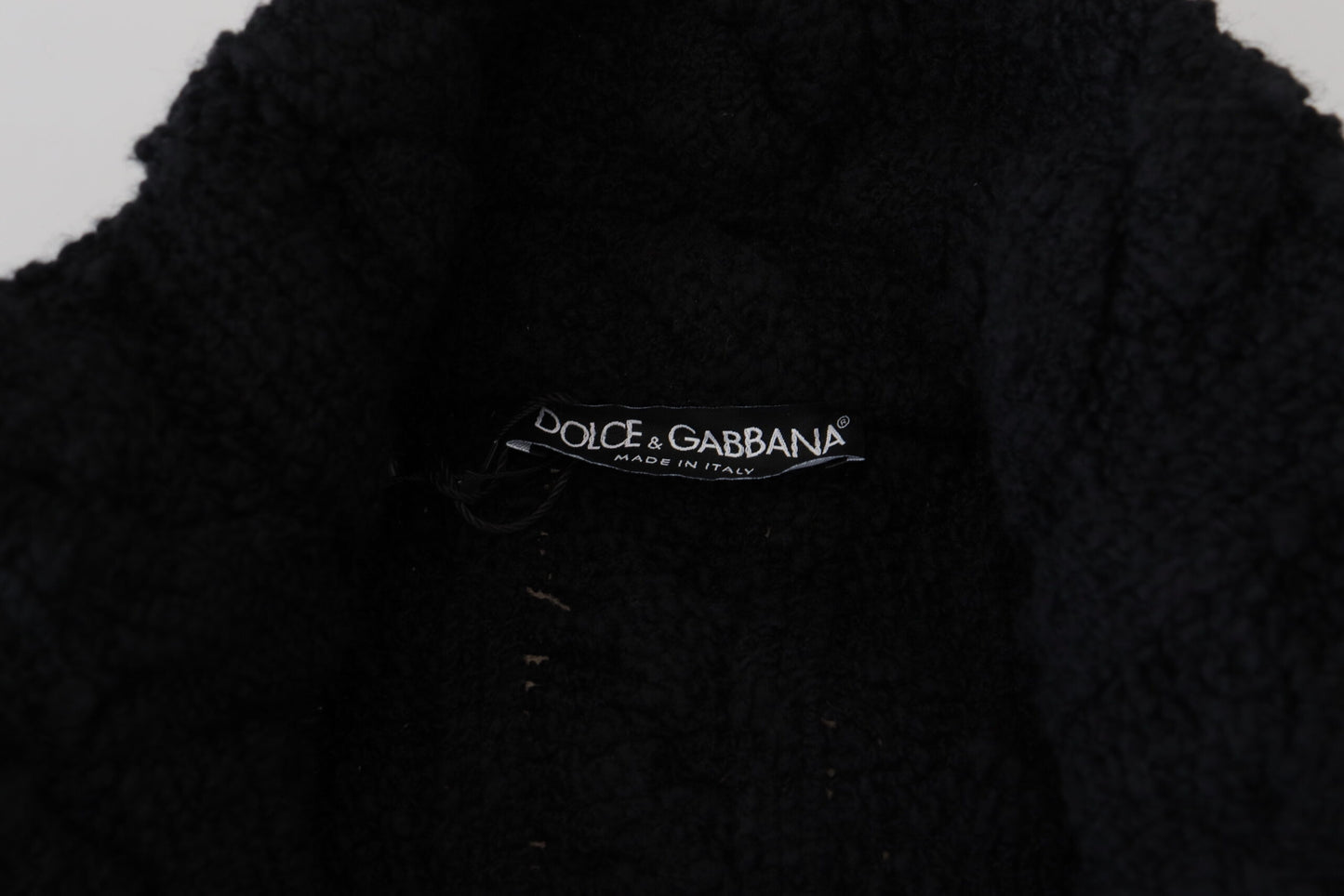 Dolce & Gabbana Elegant Black Wool-Cashmere Blend Cardigan Dolce & Gabbana