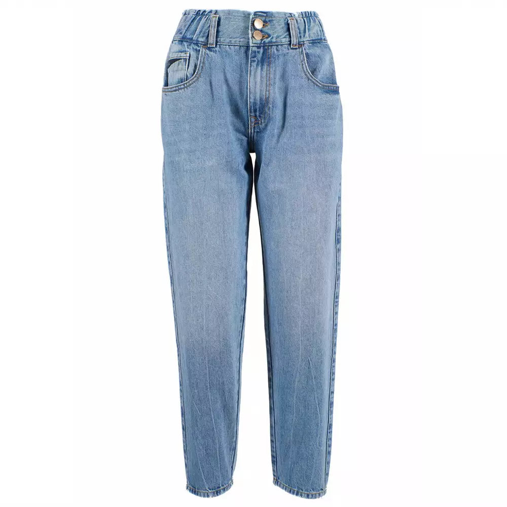 Yes Zee Blue Cotton Women's Jeans