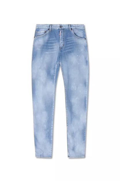 Dsquared² Cool Guy Light Blue Splatter Jeans Dsquared²