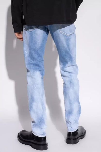 Dsquared² Cool Guy Light Blue Splatter Jeans Dsquared²