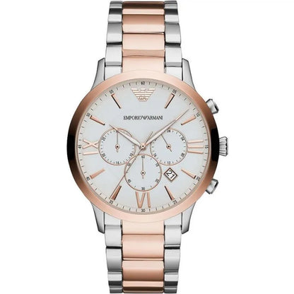 Emporio Armani Elegant Two-Tone Timepiece for Men Emporio Armani