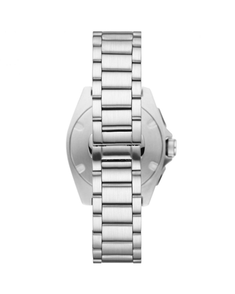 Emporio Armani Sleek Silver Chronograph Timepiece Emporio Armani