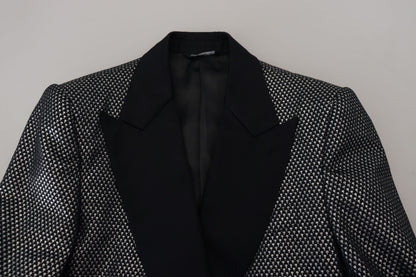 Dolce & Gabbana Elegant Jacquard Single Breasted Blazer Dolce & Gabbana