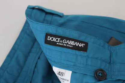 Dolce & Gabbana Casual Blue Chinos Trousers Pants Dolce & Gabbana