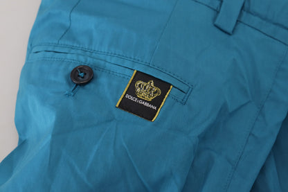 Dolce & Gabbana Casual Blue Chinos Trousers Pants Dolce & Gabbana