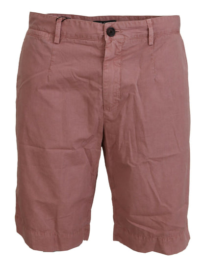 Dolce & Gabbana Exquisite Pink Chino Shorts for Men Dolce & Gabbana