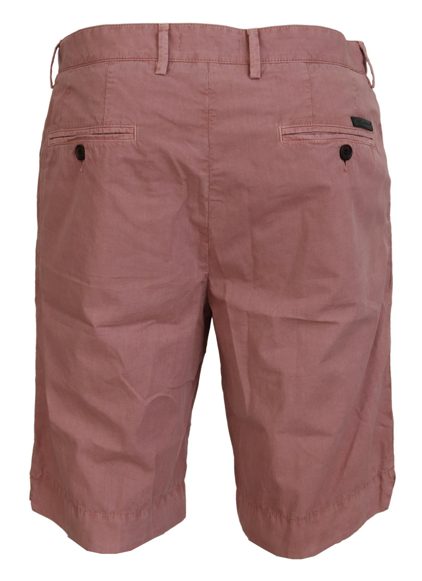 Dolce & Gabbana Exquisite Pink Chino Shorts for Men Dolce & Gabbana