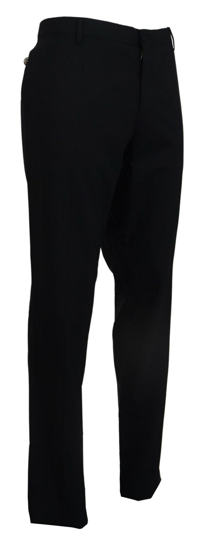 Dolce & Gabbana Elegant Slim Fit Wool Blend Trousers Dolce & Gabbana