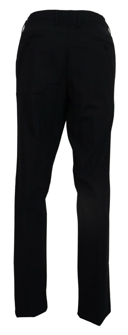 Dolce & Gabbana Elegant Slim Fit Wool Blend Trousers Dolce & Gabbana