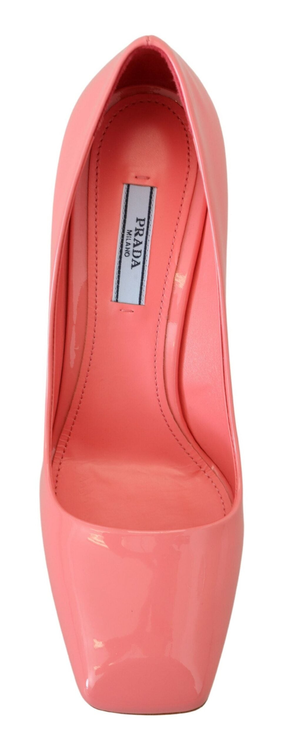 Prada Elegant Square Toe Pink Heels Prada