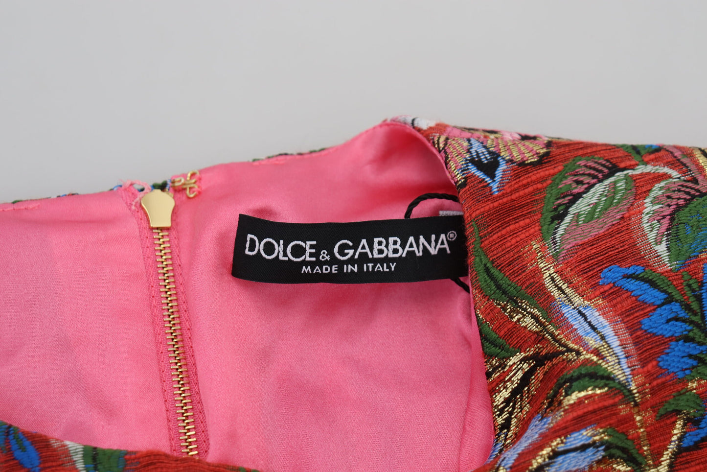 Dolce & Gabbana Elegant Red A-Line Mini Dress Dolce & Gabbana