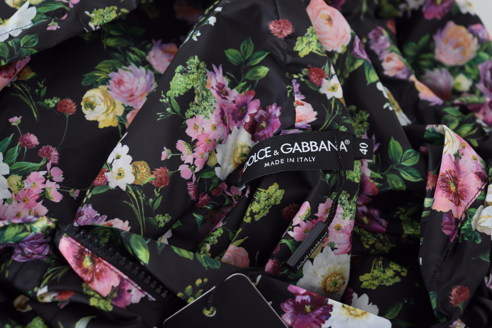 Dolce &amp; Gabbana মার্জিত ফুলের মিনি পোষাক লোগো বিস্তারিত সঙ্গে