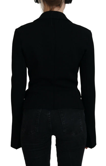 Dolce & Gabbana Elegant Black Long Sleeve Jacket Dolce & Gabbana