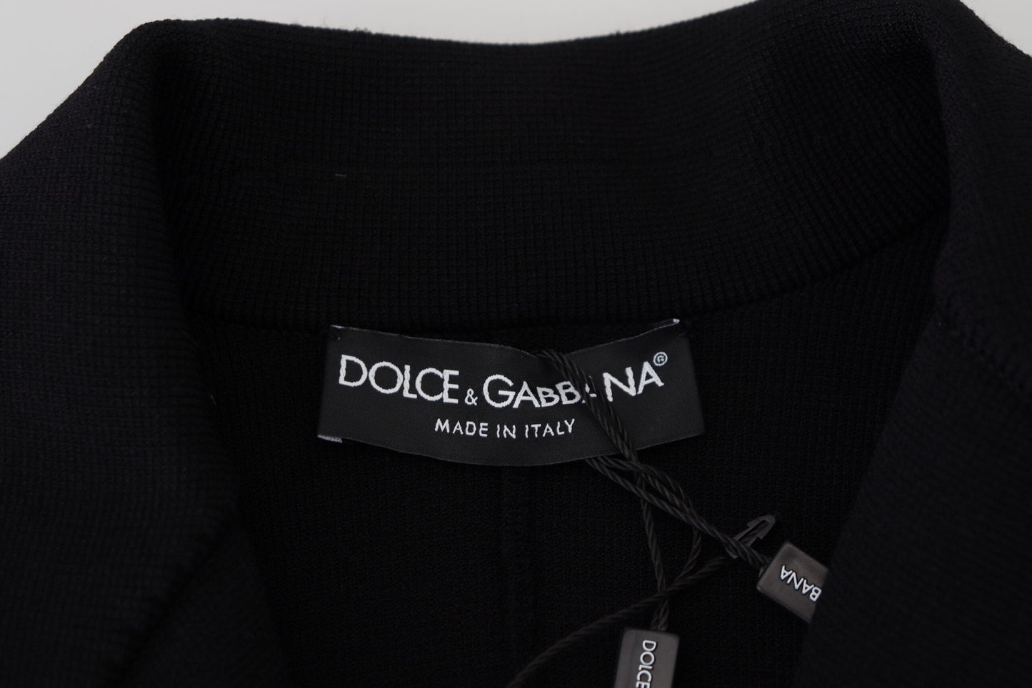 Dolce & Gabbana Elegant Black Long Sleeve Jacket Dolce & Gabbana