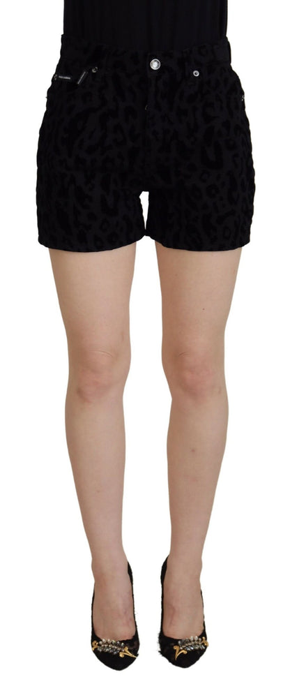 Dolce & Gabbana Chic Mid Waist Hot Pants Shorts Dolce & Gabbana