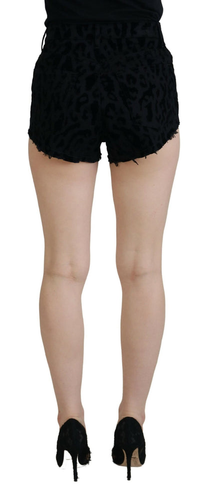 Dolce & Gabbana Elegant High Waist Denim Hot Pants Shorts Dolce & Gabbana