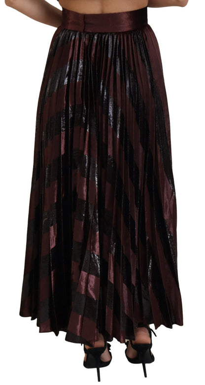 Dolce & Gabbana Elegant High Waist A-Line Maxi Skirt Dolce & Gabbana