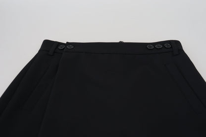 Dolce & Gabbana Elegant High Waist A-Line Mini Skirt Dolce & Gabbana