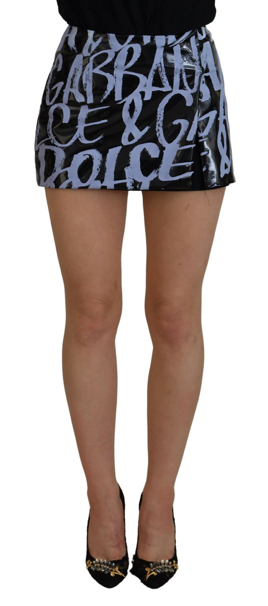 Dolce & Gabbana Elegant High Waist Logo Mini Skirt Dolce & Gabbana