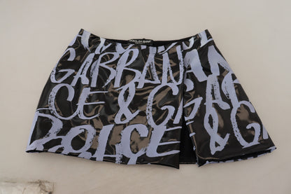 Dolce & Gabbana Elegant High Waist Logo Mini Skirt Dolce & Gabbana