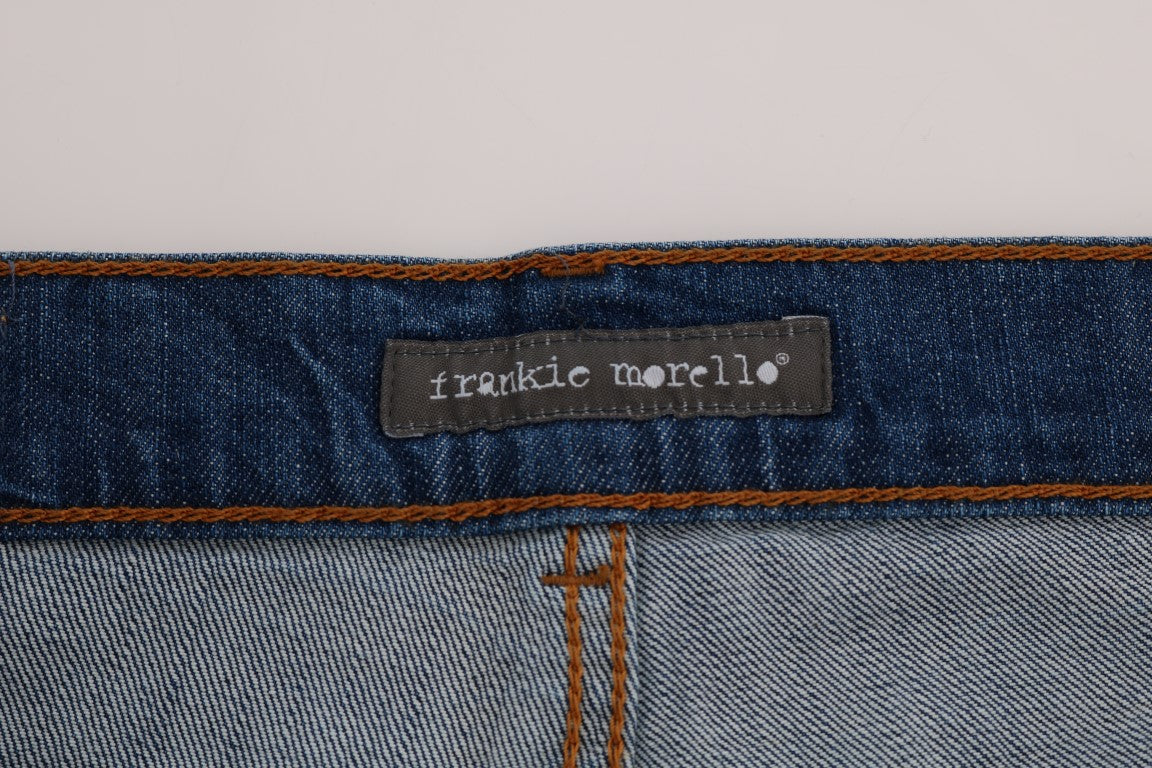 Frankie Morello Chic Slim Fit Blue Wash Jeans Frankie Morello