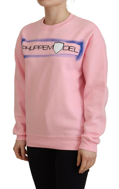 Philippe Model Elegant Pink Long Sleeve Pullover Sweater Philippe Model