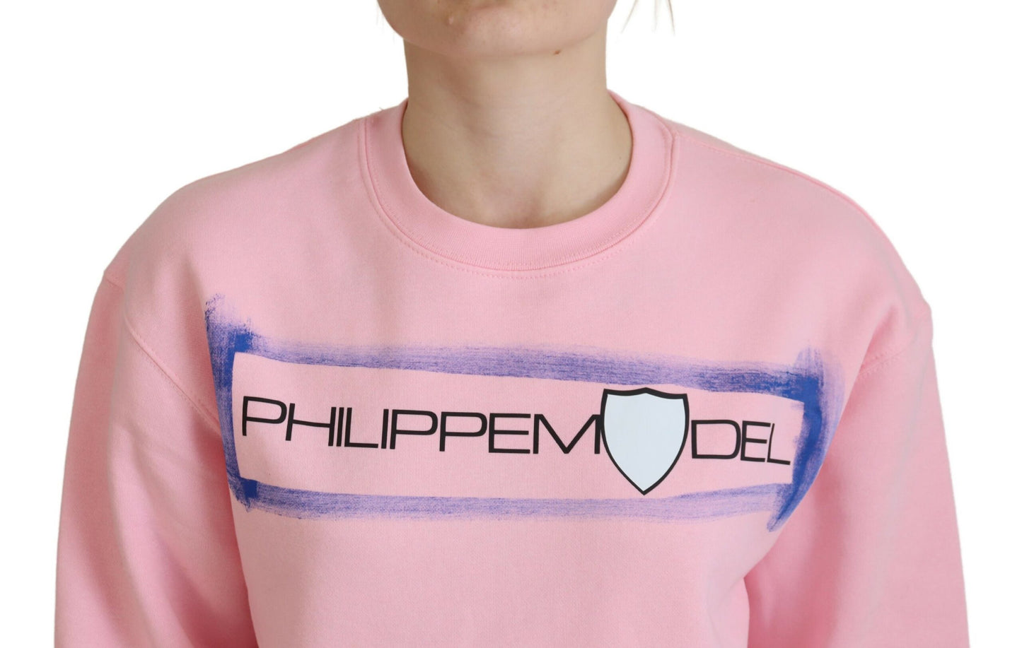 Philippe Model Elegant Pink Long Sleeve Pullover Sweater Philippe Model