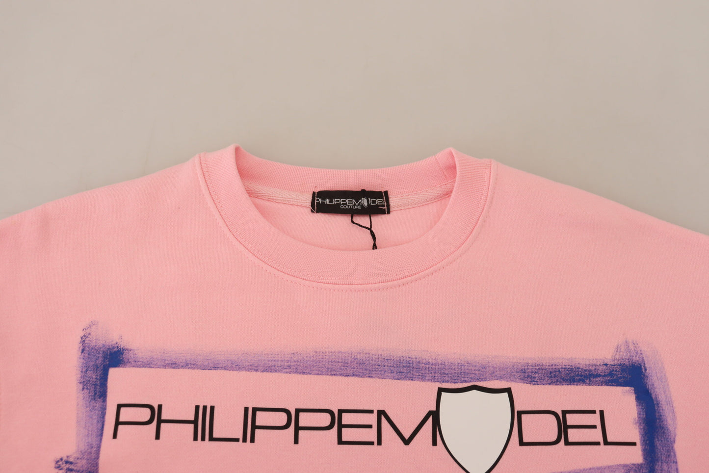 Philippe Model Elegant Pink Long Sleeve Pullover Sweater Philippe Model