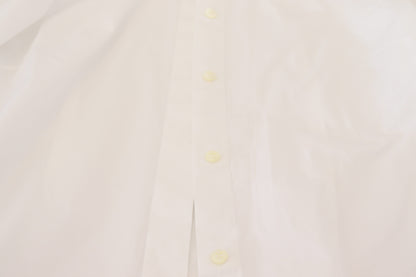 Dolce & Gabbana Elegant White Cotton Button-Up Top Dolce & Gabbana