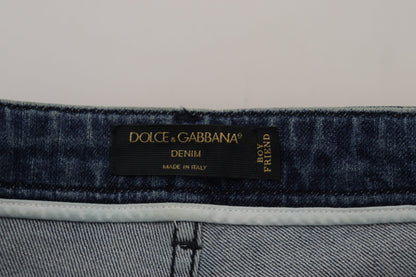 Dolce & Gabbana Chic High Waist Straight Jeans in Vibrant Yellow Dolce & Gabbana