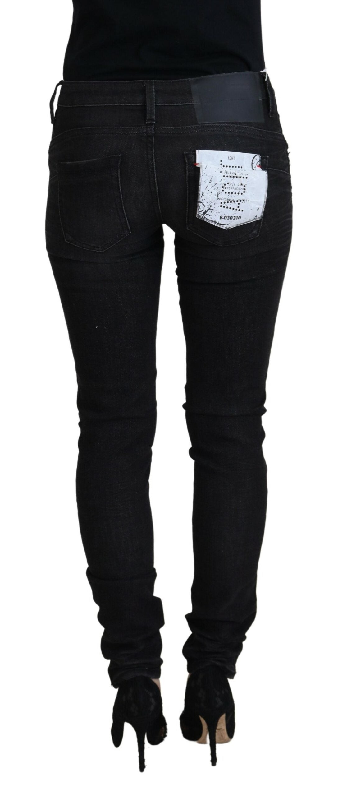 Acht Chic Low Waist Designer Skinny Jeans Acht