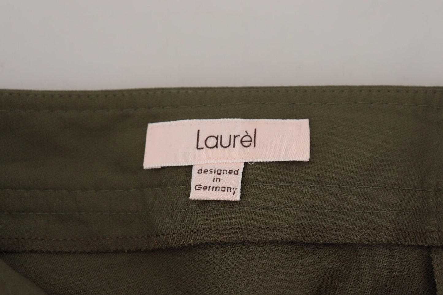 LAUREL Elegant Tapered Green Pants - Chic Everyday Wear LAUREL