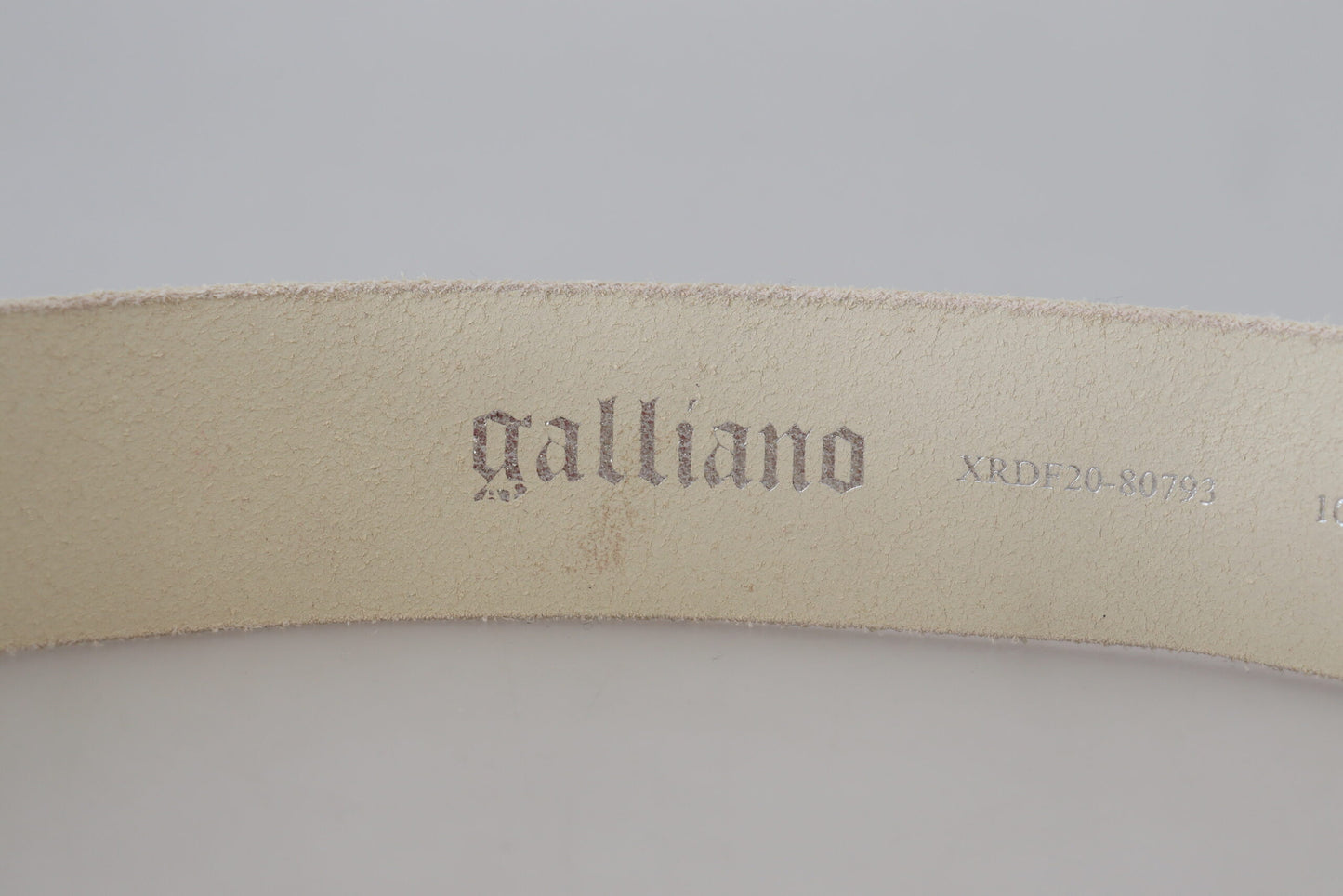 John Galliano Elegant Pink Leather Fashion Belt John Galliano