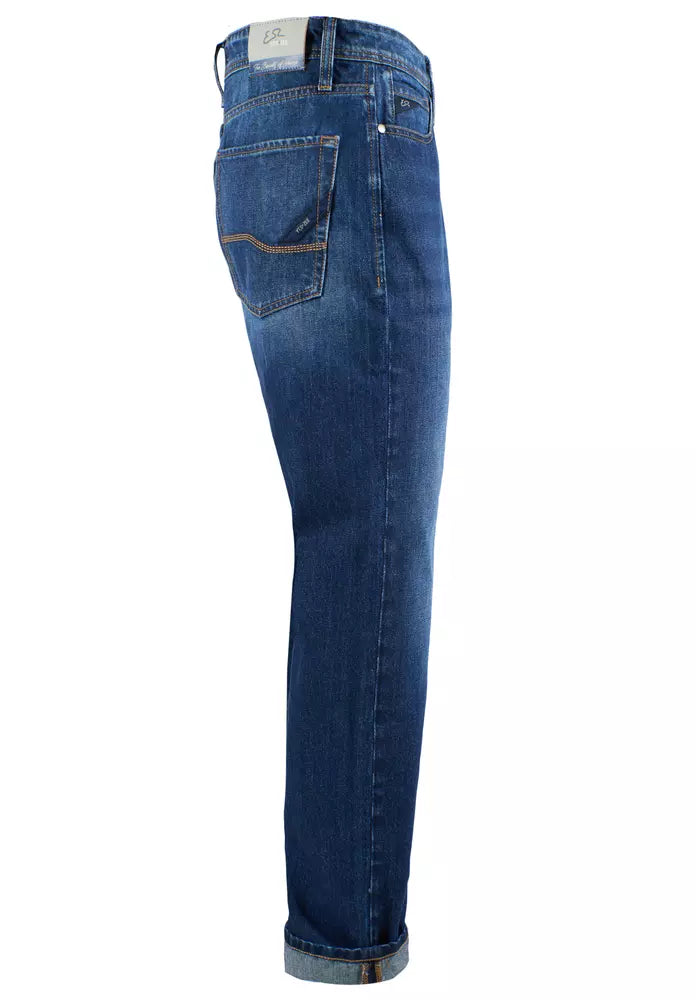 Yes Zee Blue Cotton Men's Jean Yes Zee