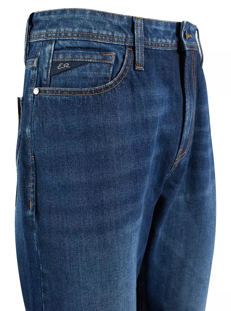 Yes Zee Blue Cotton Men's Jean Yes Zee