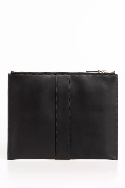 Trussardi Black Leather Men Wallet Trussardi