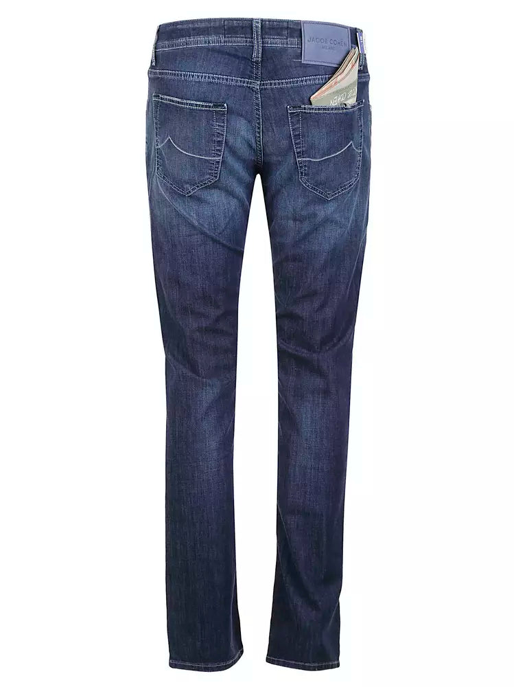 Jacob Cohen Elegant Light Blue Stretch Jeans Jacob Cohen