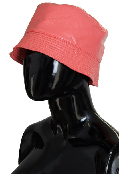 Dolce & Gabbana Elegant Peach Bucket Hat - Summer Chic Essential Dolce & Gabbana