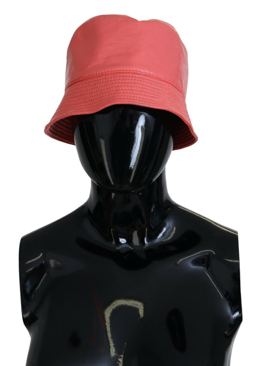 Dolce & Gabbana Elegant Peach Bucket Hat - Summer Chic Essential Dolce & Gabbana