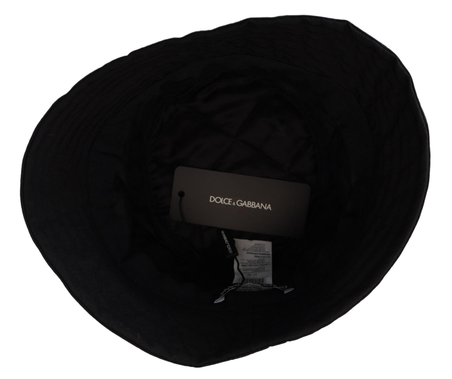 Dolce & Gabbana Elegant Black Bucket Cap Dolce & Gabbana