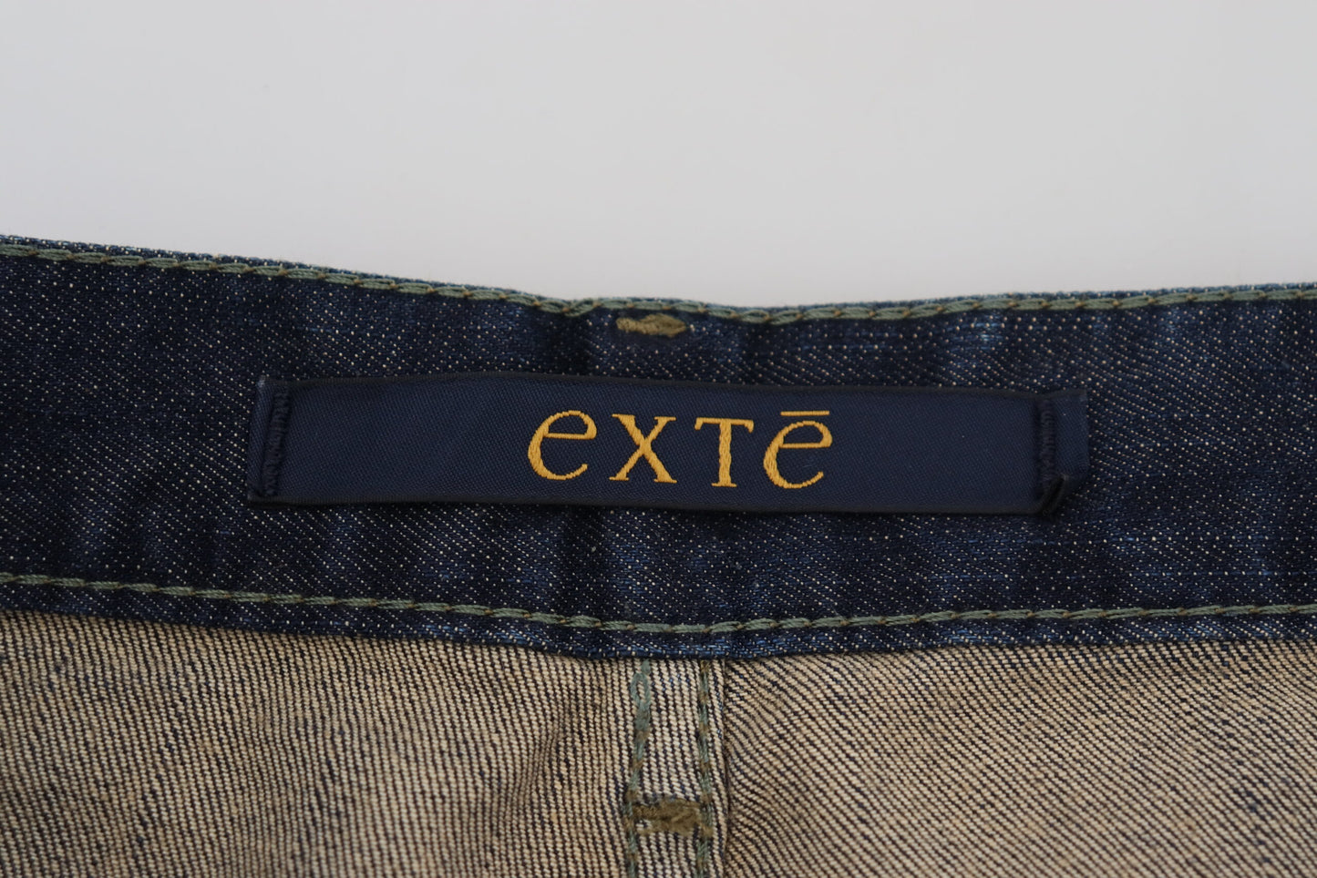 Exte Chic Regular Blue Denim for Sophisticated Style Exte