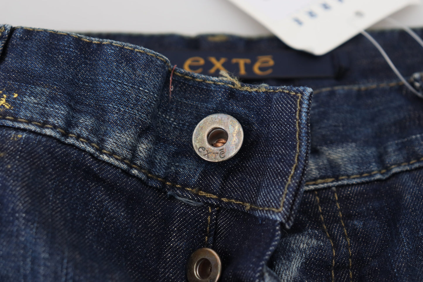 Exte Chic Regular Blue Denim for Sophisticated Style Exte