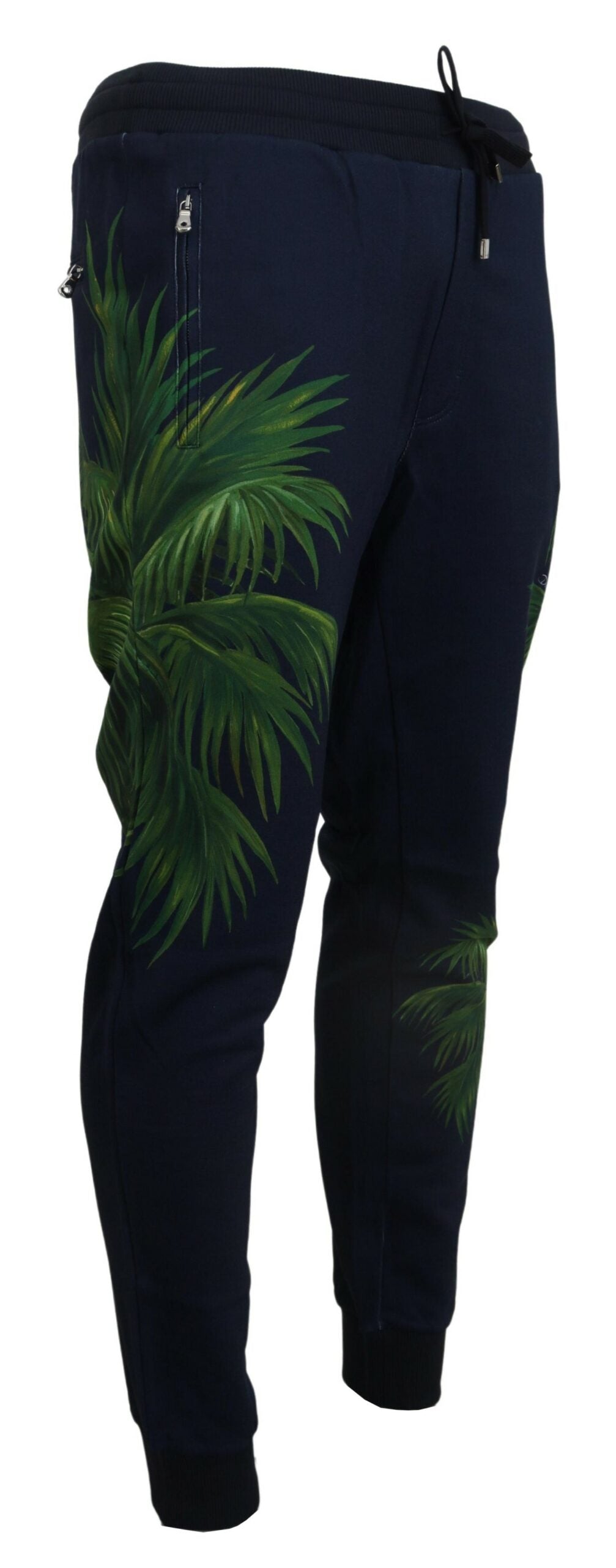 Dolce & Gabbana Elegant Cotton Jogging Pants with Print Design Dolce & Gabbana