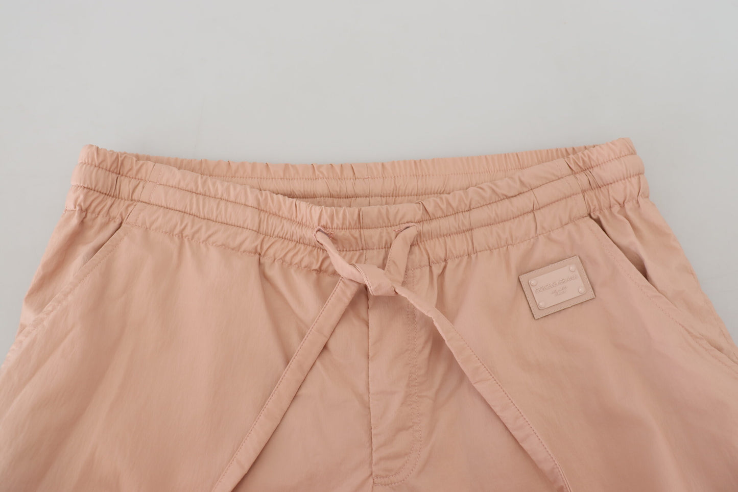 Dolce & Gabbana Elegant Peach Casual Sweatpants Dolce & Gabbana