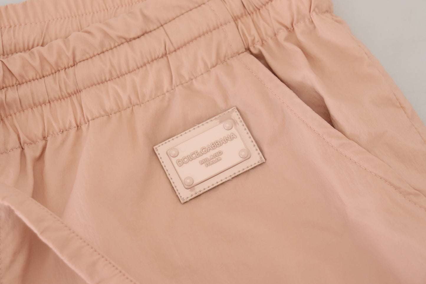 Dolce & Gabbana Elegant Peach Casual Sweatpants Dolce & Gabbana